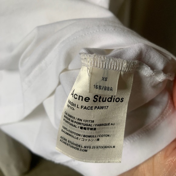 Acne Studios NashFace Cotton Longsleeve - Picture 3 of 5